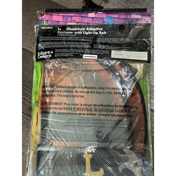 Teenage Mutant Ninja Turtles Leo Wheelchair Costume with Light Up Belt NWT - Picture 2 of 2